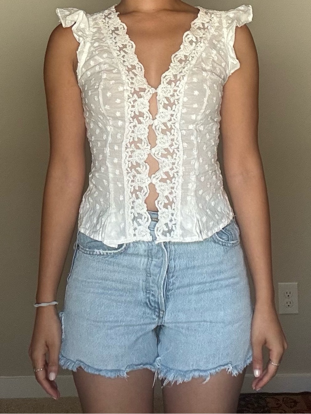 Agolde parker long short size 23